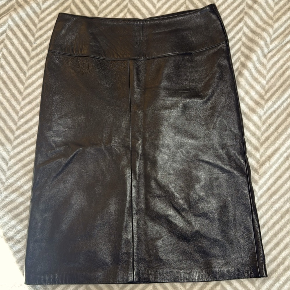 Variazioni leather skirt size 8